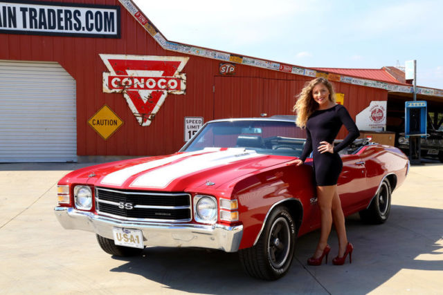 1971 Chevrolet Chevelle LS5 Convertible #s Matching 454 Window Sticker FactoryAC 1971 Chevrolet Chevelle SS 454