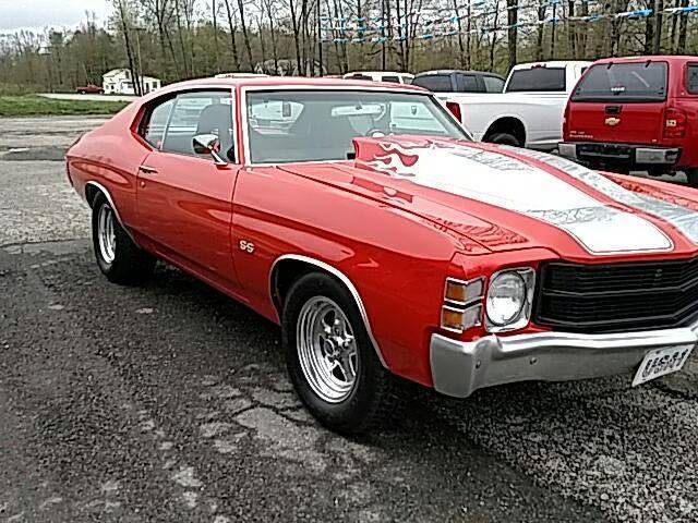 1971 Chevrolet Chevelle Malibu 9,999 Miles Red Coupe V8 7.4L Automatic 1971 Chevrolet Chevelle Malibu
