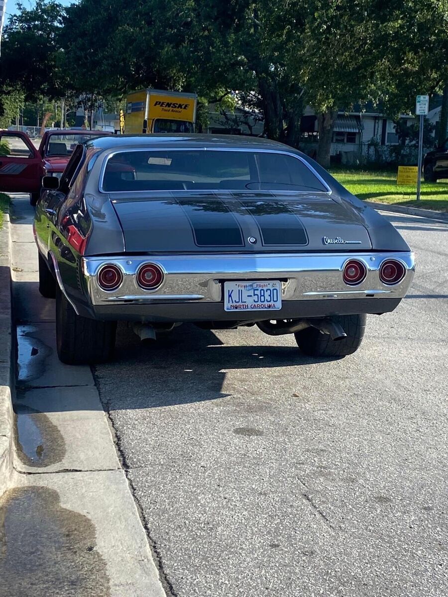 1971 Chevrolet Chevelle Malibu SS Coupe Grey RWD Manual coupe 1971 Chevrolet Chevelle coupe