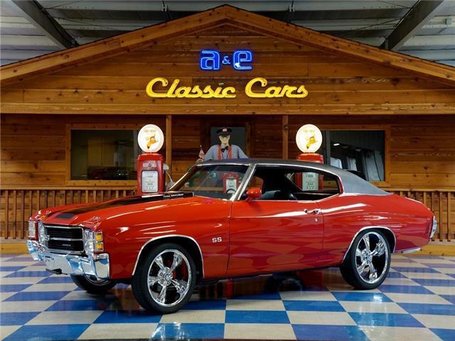 1971 Chevrolet Chevelle SS 350 w/ Build Sheet – Cranberry Red / Black 1971 Chevrolet Chevelle 350w/ build sheet