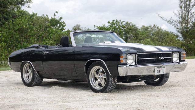 1971 Chevrolet Chevelle SS Convertible Custom "502 Fuel-injected RamJet" 1971 Chevrolet Chevelle