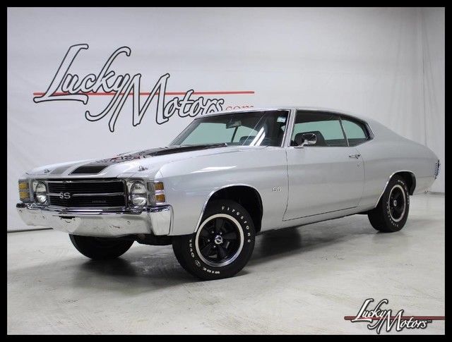 1971 Chevrolet CHEVELLE SS FRAME OFF RESTO 76871 Miles SILVER Coupe Manual 1971 Chevrolet Chevelle FRAME OFF RESTO