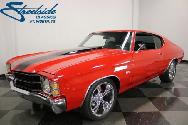 1971 Chevrolet Chevelle SS Restomod 610 Miles Cranberry Red Hardtop LS2 V8 6 Spe 1971 Chevrolet Chevelle SS Restomod