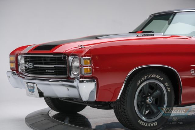 1971 Chevrolet Chevelle Super Sport 454 with Air 454 LS5 V8 3 Speed Automatic Co 1971 Chevrolet Chevelle Super Sport 454 with Air