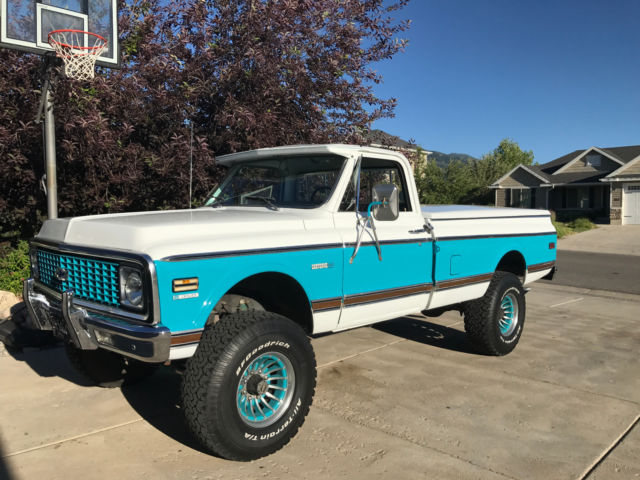 1971 Chevrolet Cheyenne 4x4 3/4 ton longbed pickup truck 1971 Chevrolet C/K Pickup 2500 Cheyenne