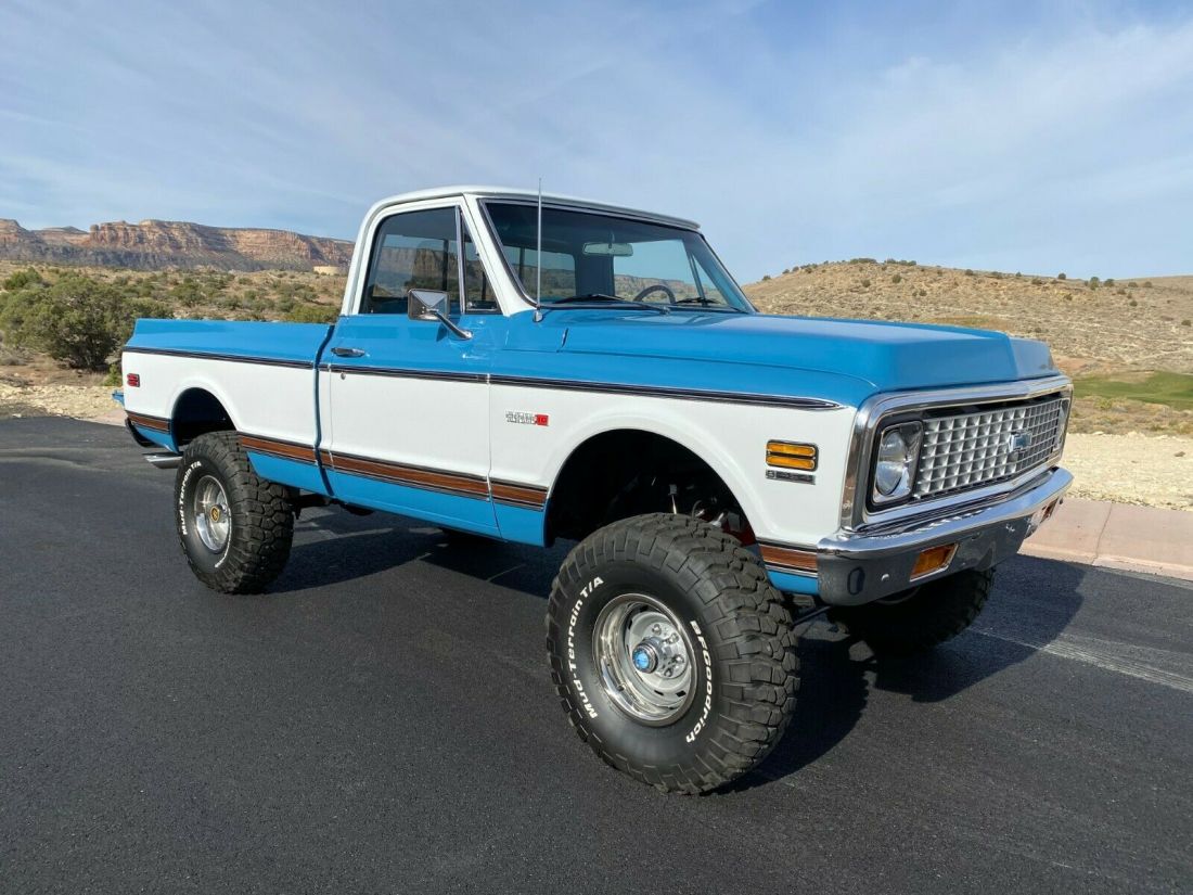 1971 CHEVROLET CHEYENNE C-10 4X4 SHORTBOX 4 SPEED GM 454 BIGBLOCK SHOW TRUCK 1971 Chevrolet Cheyenne CHEYENNE C-10