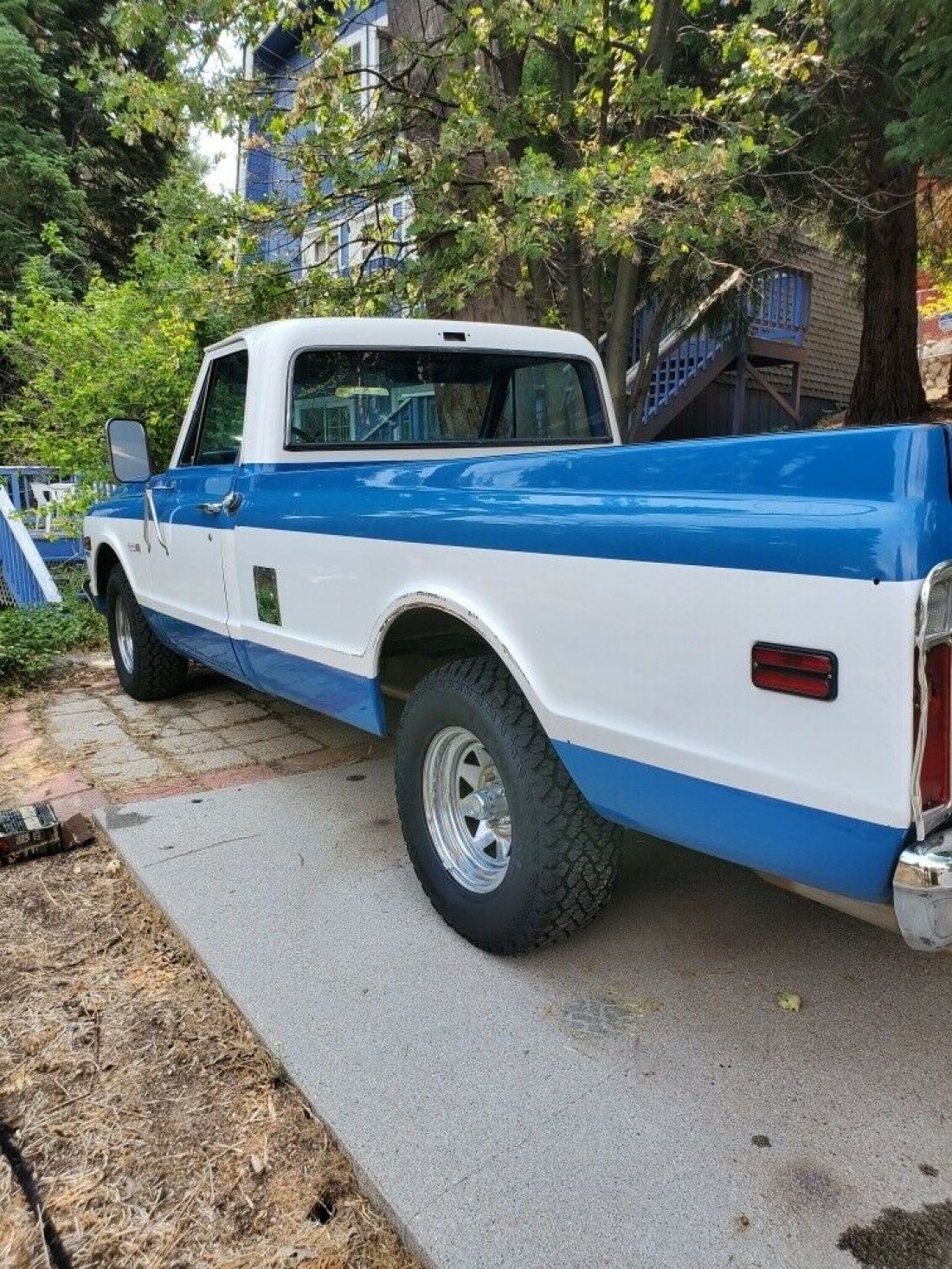 1971 Chevrolet Cheyenne C-10 Pickup Blue RWD Automatic 1971 Chevrolet Cheyenne C-10