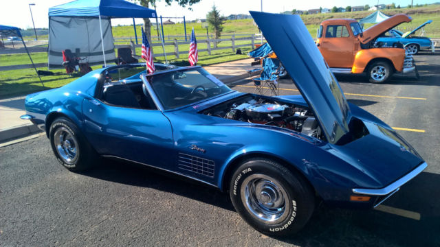 1971 Chevrolet Corvette 18 month restoration, #'s matching, factory air 1971 Chevrolet Corvette