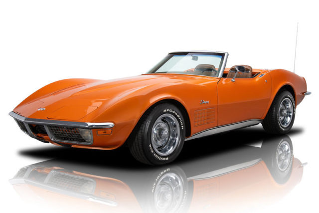 1971 Chevrolet Corvette 81360 Miles Ontario Orange Convertible 350 V8 3 Speed A 1971 Chevrolet Corvette --