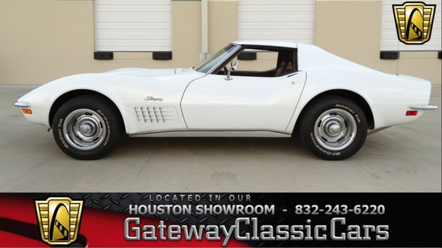 1971 Chevrolet Corvette 82228 Miles White 2 Door 350 CID V8 4-Speed Manual 1971 Chevrolet Corvette
