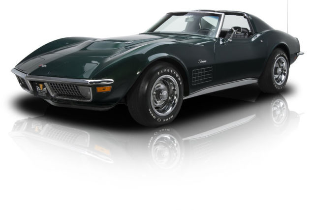 1971 Chevrolet Corvette 82270 Miles Brands Hatch Green Coupe 454 LS6 V8 3 Speed 1971 Chevrolet Corvette --