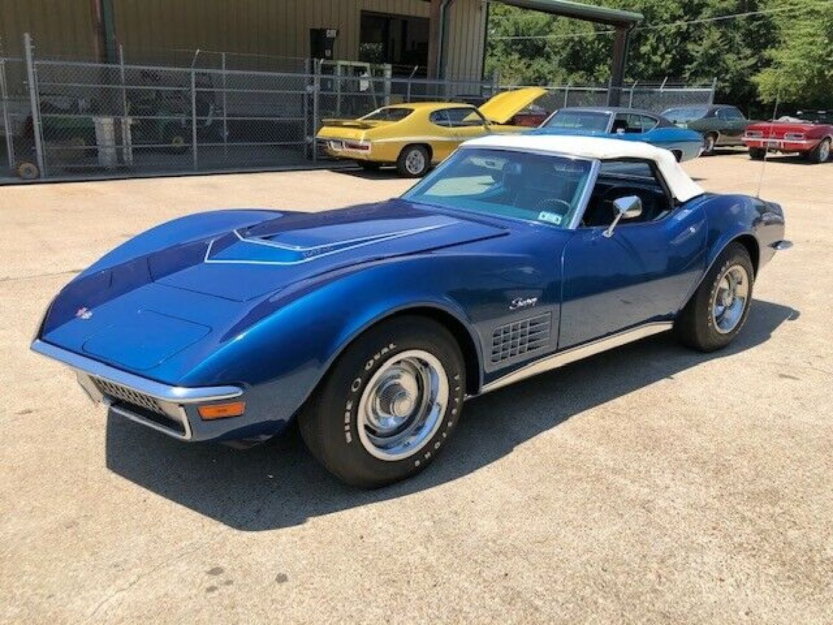 1971 Chevrolet Corvette Convertible 350ci LT1 330hp 4 Speed WITH HARD TOP 1971 Chevrolet Corvette