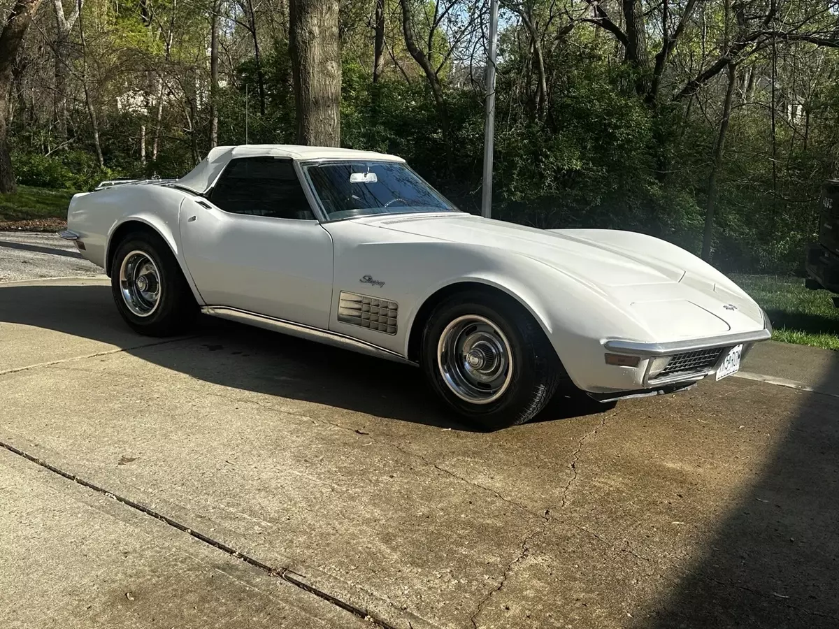 1971 Chevrolet Corvette Convertible White 1971 Chevrolet Corvette