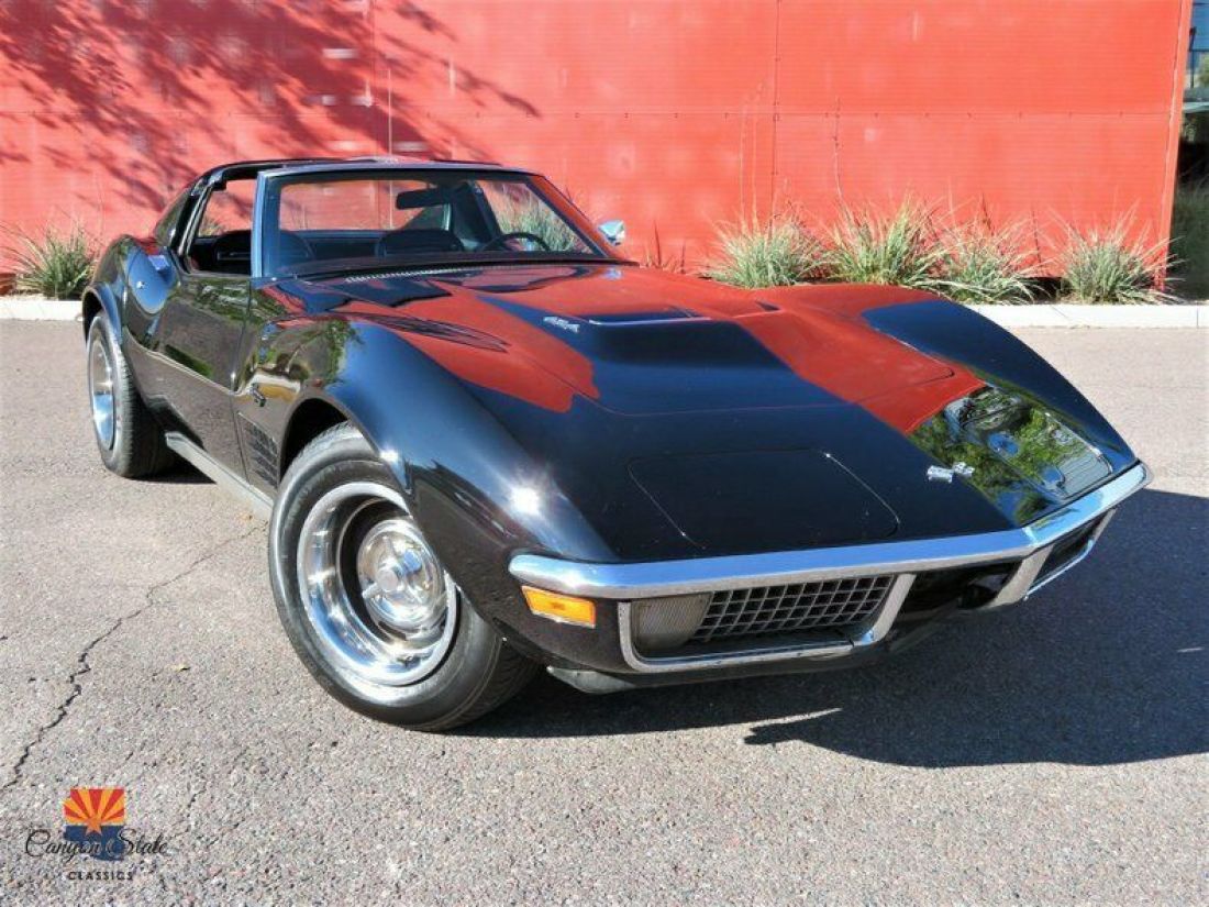 1971 Chevrolet Corvette Coupe, 454ci V8, 4-Spd Manual, A/C, Low Miles, #s Match 1971 Chevrolet Corvette