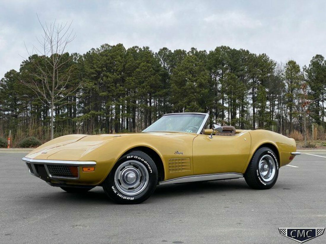 1971 Chevrolet Corvette LS-5 454 CVT Factory A/C #'s match Texas car Documented 1971 Chevrolet Corvette