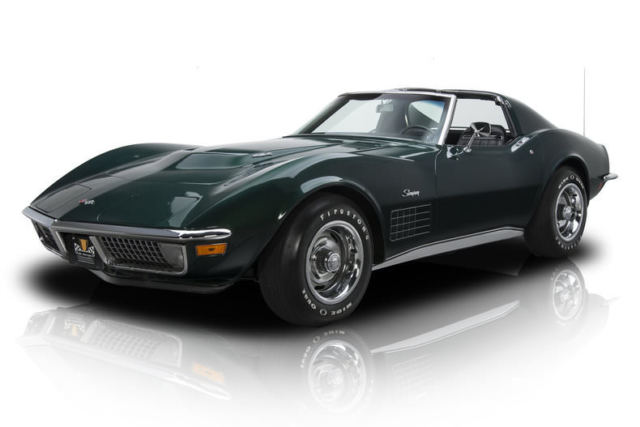 1971 Chevrolet Corvette LS6 82270 Miles Brands Hatch Green Coupe 454 LS6 V8 3 S 1971 Chevrolet Corvette LS6 --