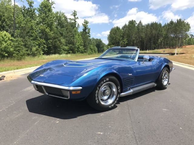 1971 Chevrolet Corvette LT-1 350 330 HP 4-Spd side exhaust Unrestored Original 1971 Chevrolet Corvette