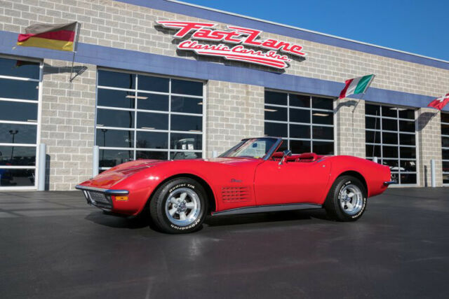1971 Chevrolet Corvette Numbers Matching 350 V8 4 Speed Manual Correct Colors 1971 Chevrolet Corvette 4 Speed Numbers Matching