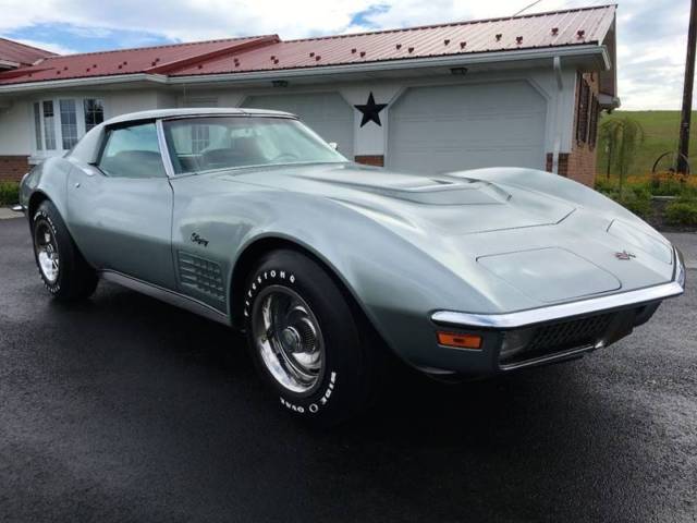 1971 Chevrolet Corvette RARE Silver/Blue Survivor LT1 TankSticker - photo 3