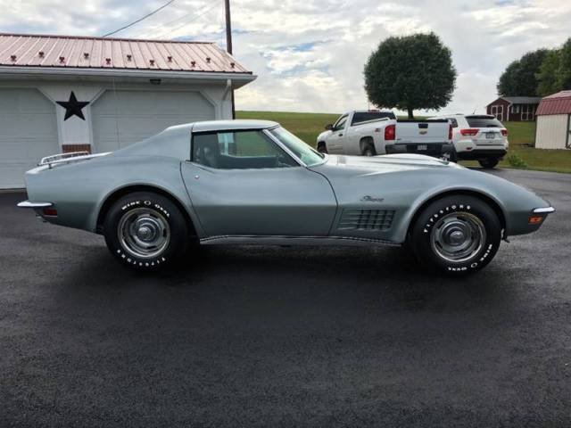 1971 Chevrolet Corvette RARE Silver/Blue Survivor LT1 TankSticker - photo 4