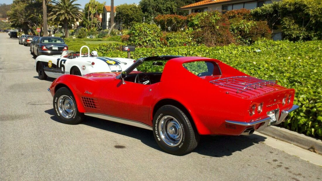 1971 Chevrolet Corvette Sportscar Red RWD Automatic Stingray 1971 Chevrolet Corvette Stingray