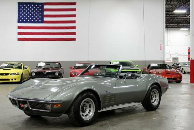 1971 Chevrolet Corvette Stingray 34343 Miles Gray Convertible 350ci V8 Manual 1971 Chevrolet Corvette Stingray