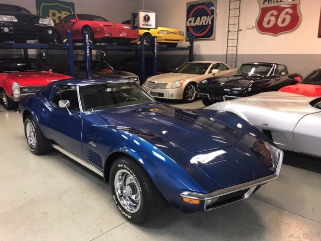 1971 Chevrolet Corvette Original L48 350cid 270hp Bridgehampton Blue Vette - photo 10