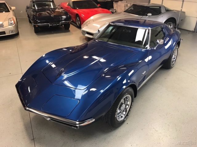 1971 Chevrolet Corvette Original L48 350cid 270hp Bridgehampton Blue Vette - photo 2
