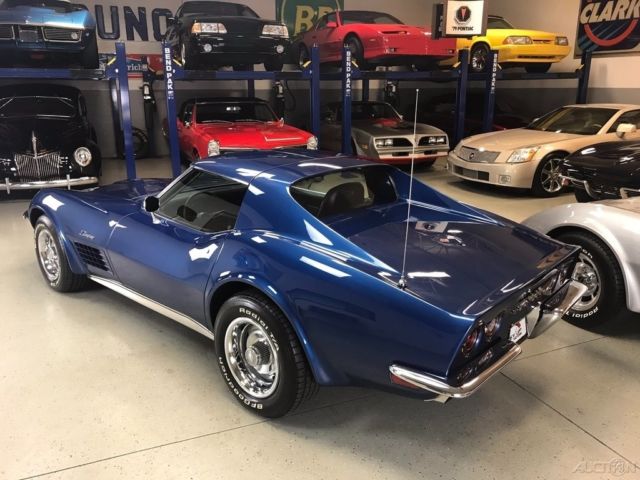 1971 Chevrolet Corvette Original L48 350cid 270hp Bridgehampton Blue Vette - photo 5