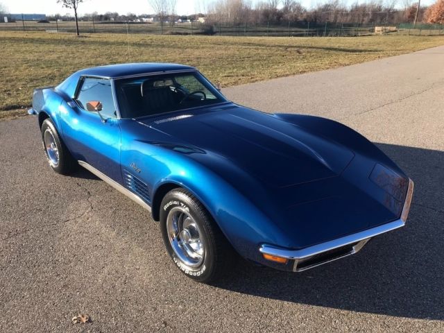 1971 Chevrolet Corvette Original L48 350cid 270hp Bridgehampton Blue Vette - photo 9