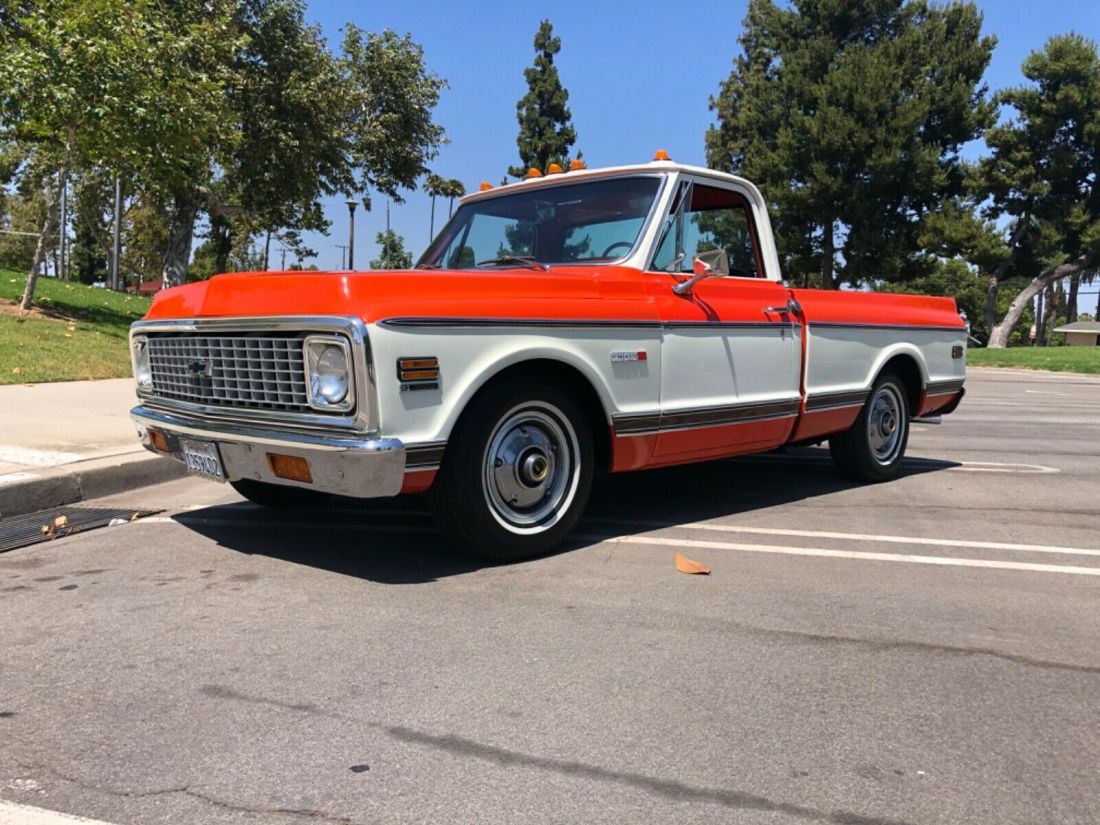 1971 Chevrolet CST Cheyenne Trim 350/V8 200R OD Trans AC/Tilt/Disc Brakes SoCaL 1971 Chevrolet Cheyenne CST