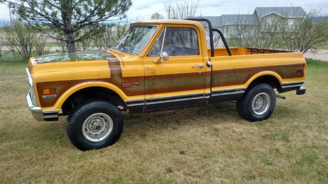 1971 Chevrolet Custom K10 C10 4x4 SWB rare shortbox western high desert truck NR 1971 Chevrolet C/K Pickup 1500