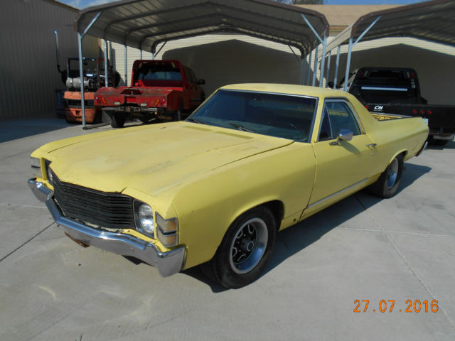 1971 Chevrolet El Camino Base Standard Cab Pickup 2-Door 7.4L 1971 Chevrolet El Camino