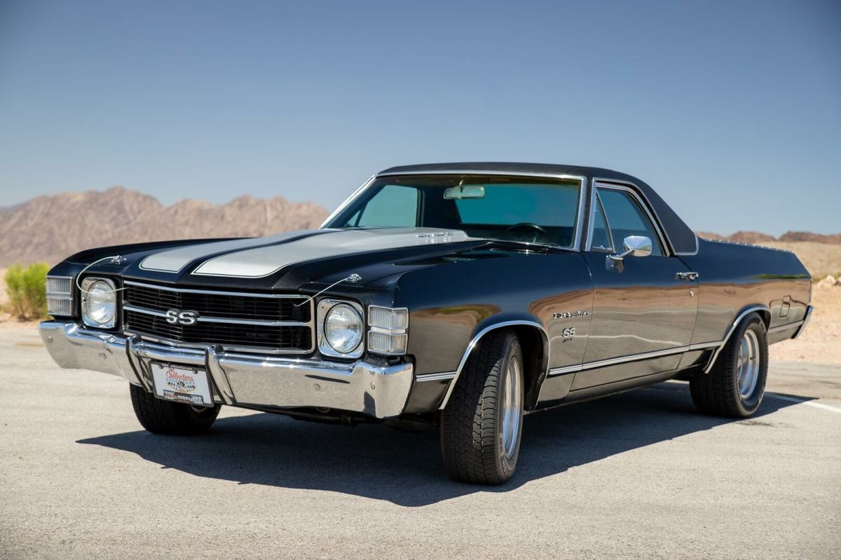 1971 Chevrolet El Camino, Black/Silver with 32,971 Miles available now! 1971 Chevrolet El Camino SS