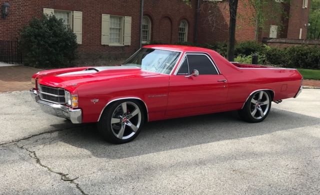 1971 Chevrolet El Camino Restomod Hot Rod Custom Standard Cab Pickup 2-Door MINT 1971 Chevrolet El Camino Custom Standard Cab Pickup 2-Door