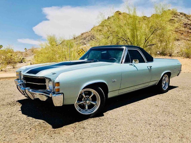 1971 Chevrolet El Camino SS, SILVER with 856 Miles available now! 1971 Chevrolet El Camino SS