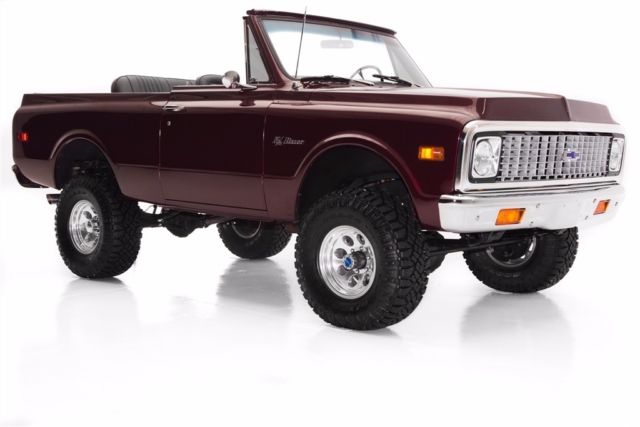 1971 Chevrolet K5 Blazer 396 Big Block, Black Cherry, Automatic Convertible 1971 Chevrolet K5 Blazer 396 Big Block, Black Cherry,