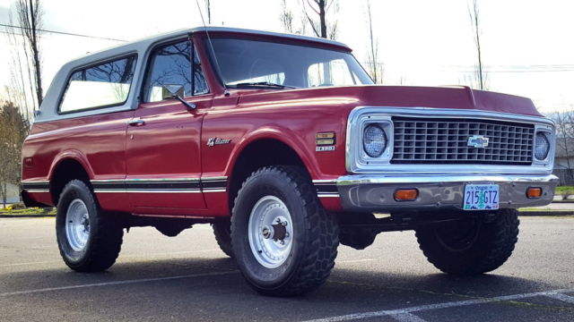 1971 Chevrolet K5 Blazer 4x4 from OREGON Convertible NOT JIMMY or BRONCO 1971 Chevrolet Blazer K5 4x4