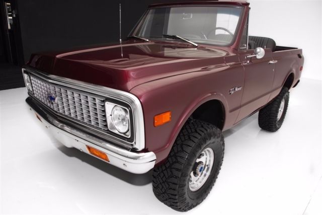1971 Chevrolet K5 Blazer Dark Black Cherry, 396 - photo 7