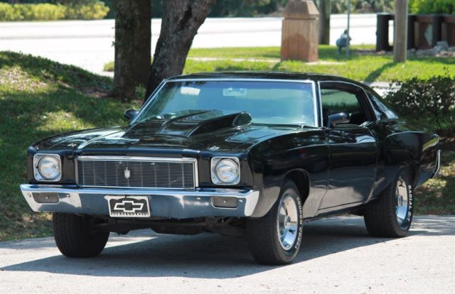 1971 Chevrolet Monte Carlo 350CI V8 Tuxedo Black Custom - photo 10