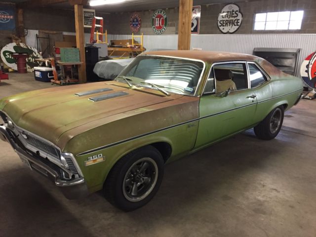 1971 CHEVROLET NOVA SS Numbers matching 350ci V8 (Survivor Barn find) 1971 Chevrolet Nova SS