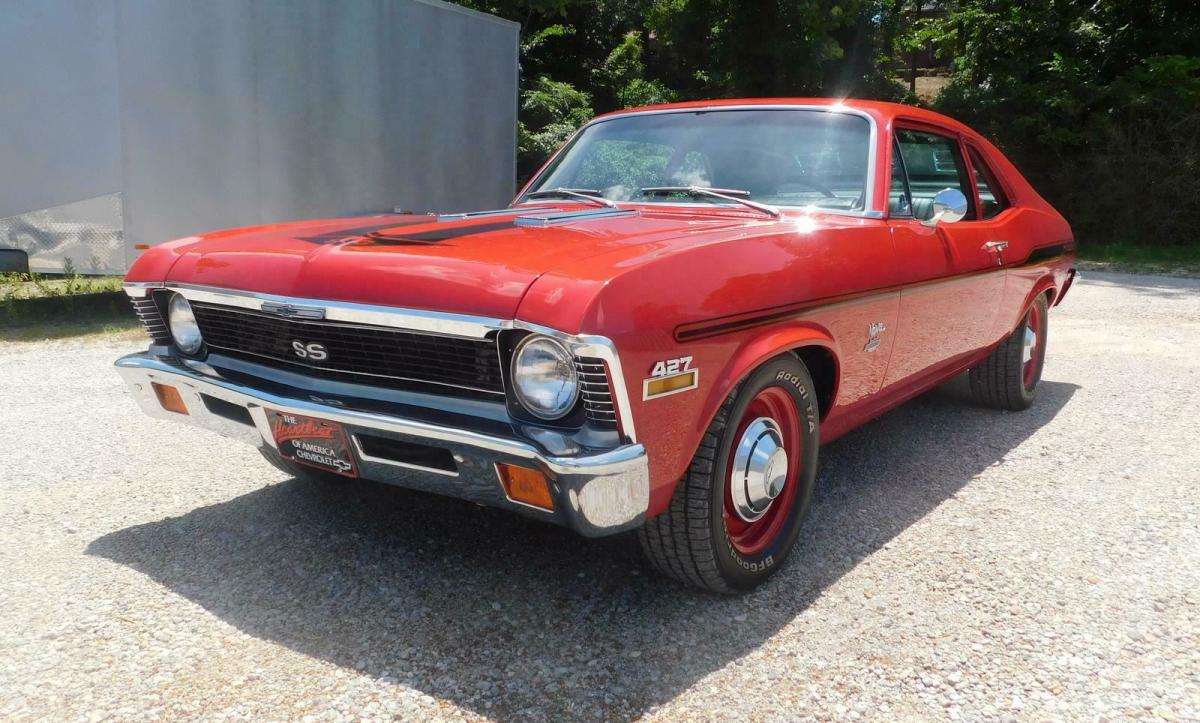 1971 CHEVROLET NOVA YENKO 427 FOUR SPEED ROTISSERIE RESTORED PWR BRKS STEERING!! 1971 Chevrolet Nova YENKO