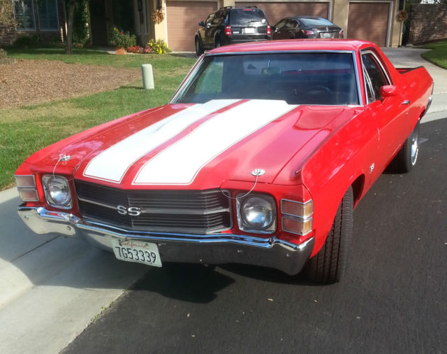 1971 Chevrolet SS454 El Camino Pro Touring Suspension/ Driveline- SS 1971 Chevrolet El Camino SS454 Super Sport Trim Package
