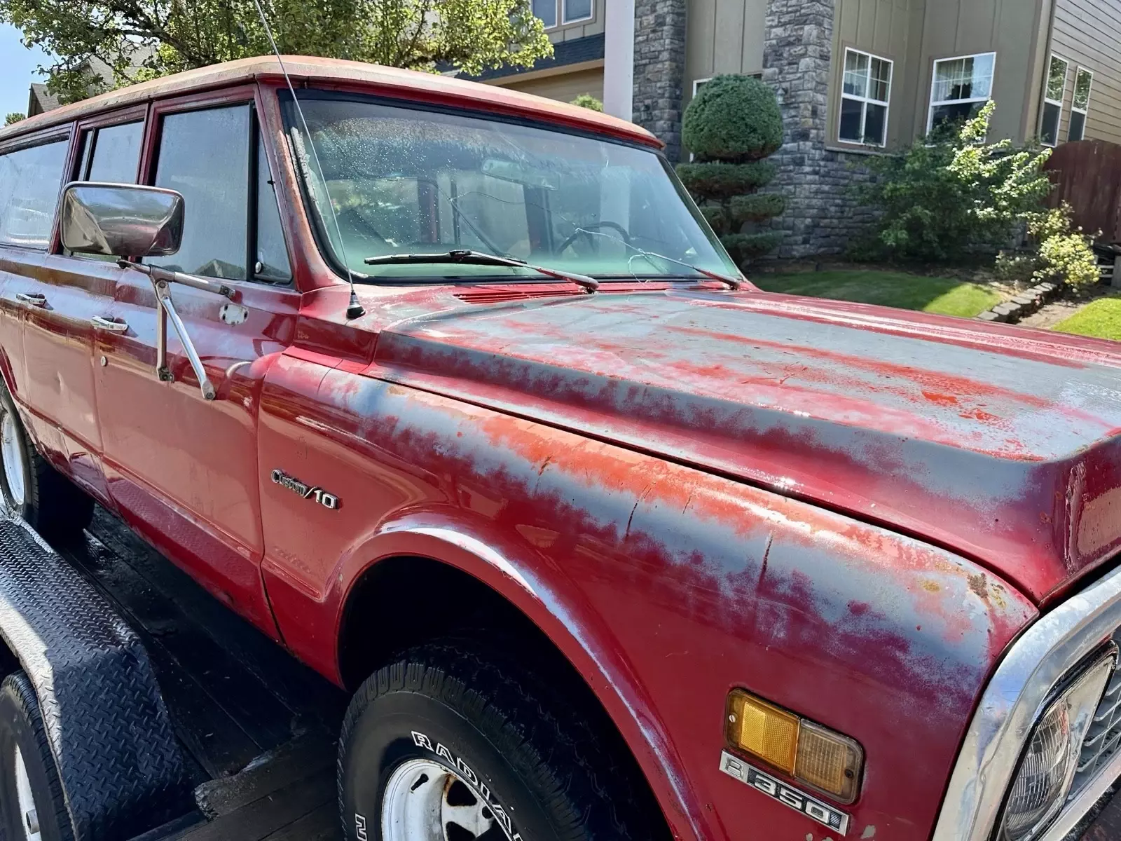 1971 Chevrolet Suburban 4x4 1/2 ton BARN DOOR C10 K5 K20 - photo 10