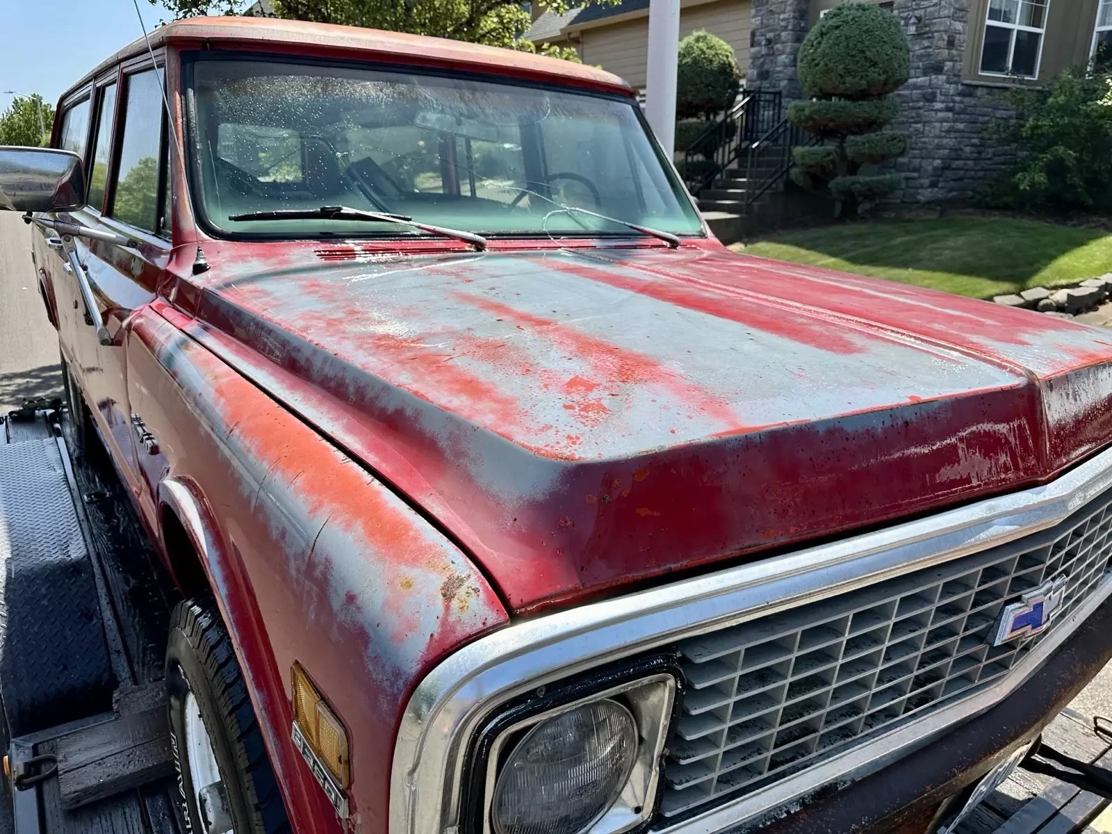 1971 Chevrolet Suburban 4x4 1/2 ton BARN DOOR C10 K5 K20 - photo 11