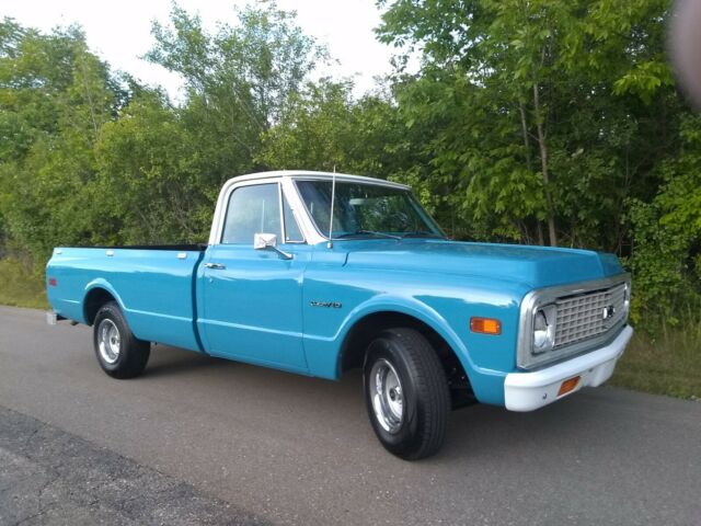 1971 CHEVROLET TRUCK C10, LONG BED, 2 TONE, 350, AUTO, FACT. A/C, NO RUST EVER! 1971 Chevrolet C-10 Custom Deluxe