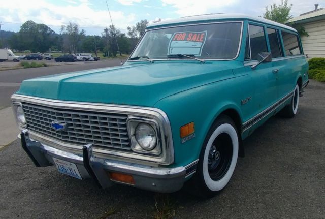 1971 CHEVY 3 DOOR SUBURBAN WITH BARN DOORS - ALL ORIGINAL !! 1971 Chevrolet R10 Suburban