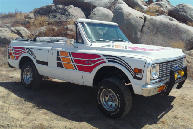 1971 Chevy Blazer "Feathers" Numbers Match Frame off restored 4x4 V8 1971 Chevrolet Blazer