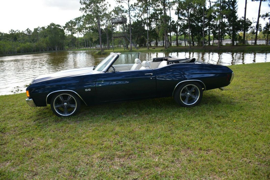 1971 CHEVY CHEVELLE CONVERTIBLE BIG BLOCK 396 FRAME ON RESTORATION FLORIDA CAR 1971 Chevrolet Chevelle