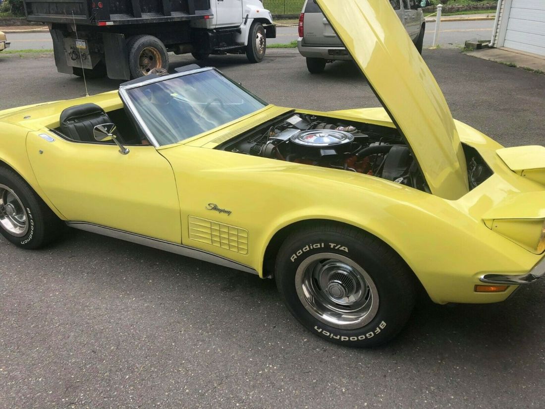 1971 Chevy Corvette Stingray Numbers Matching 400 Turbo Trans Automatic 1971 Chevrolet Corvette